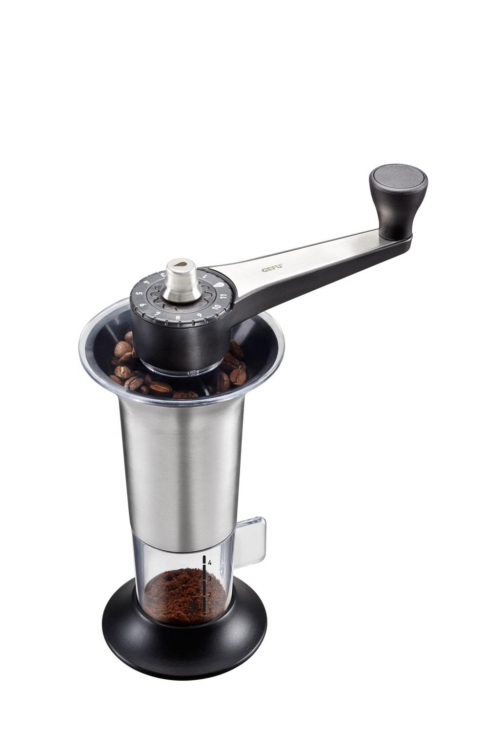 Lorenzo Coffee Grinder (Clear/Black) - 14.5 x 10 x22.6cm, 4006664163309
