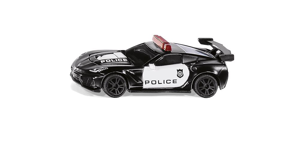 Siku Chevrolet Corvette ZR1 Police (Black), 4006874015450