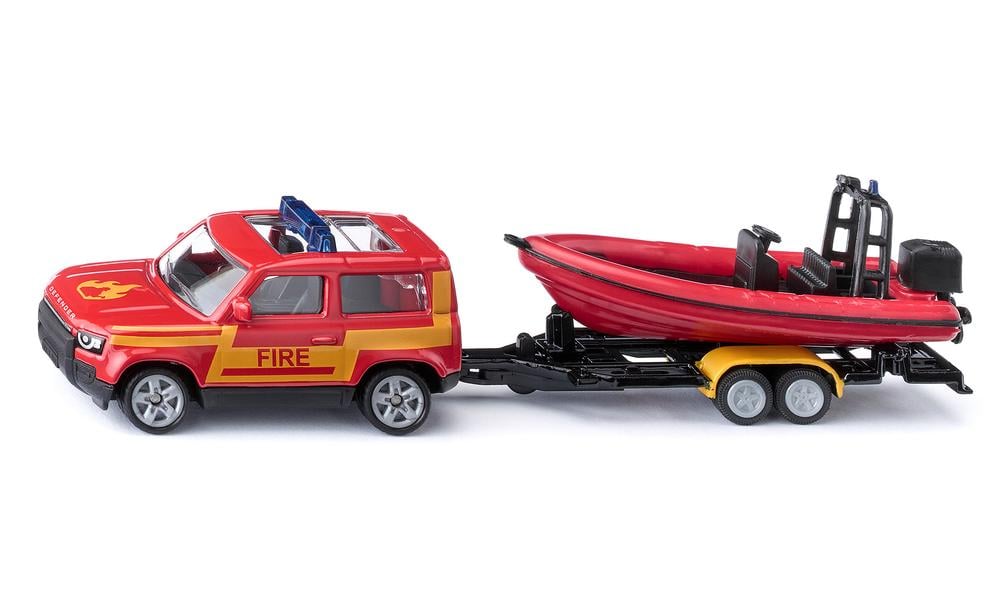 Siku Land Rover Defender with Boat by Siku - ISBN: 4006874016082