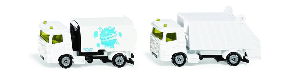 Municipal Set Road Sweeper + Garbage Truck, 4006874016877