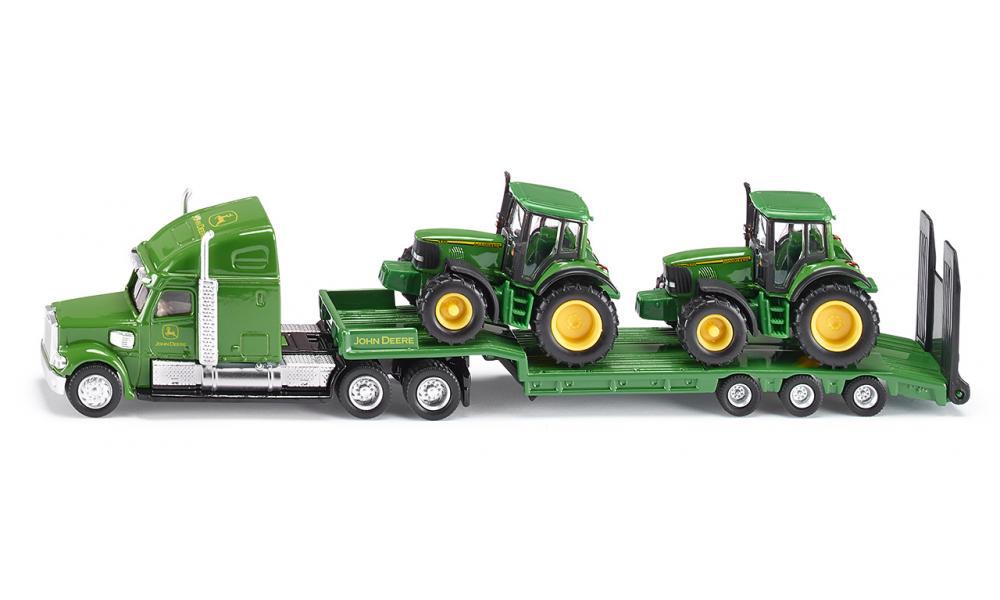Low Loader With John Deeres - 1:87 Scale - Toy Vehicle, 4006874018376