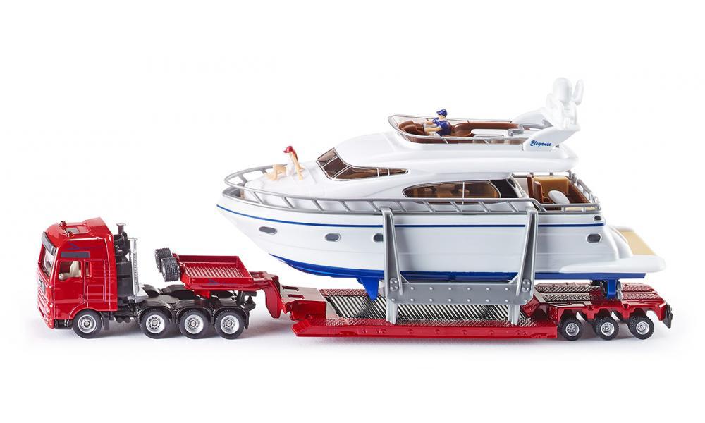Transporter With Yacht - 1:87 Scale - Toy Vehicle, 4006874018499