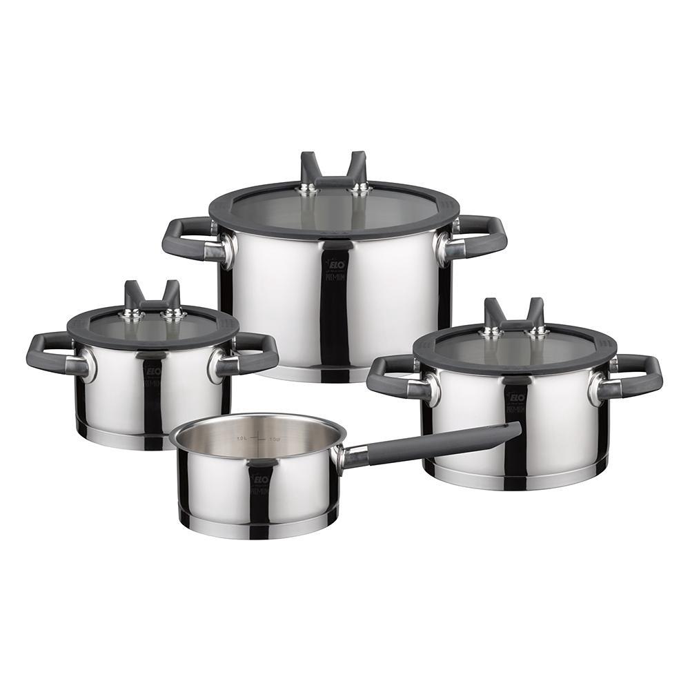 Black Pearl Pot Set, 4 Piece, 4006925300047
