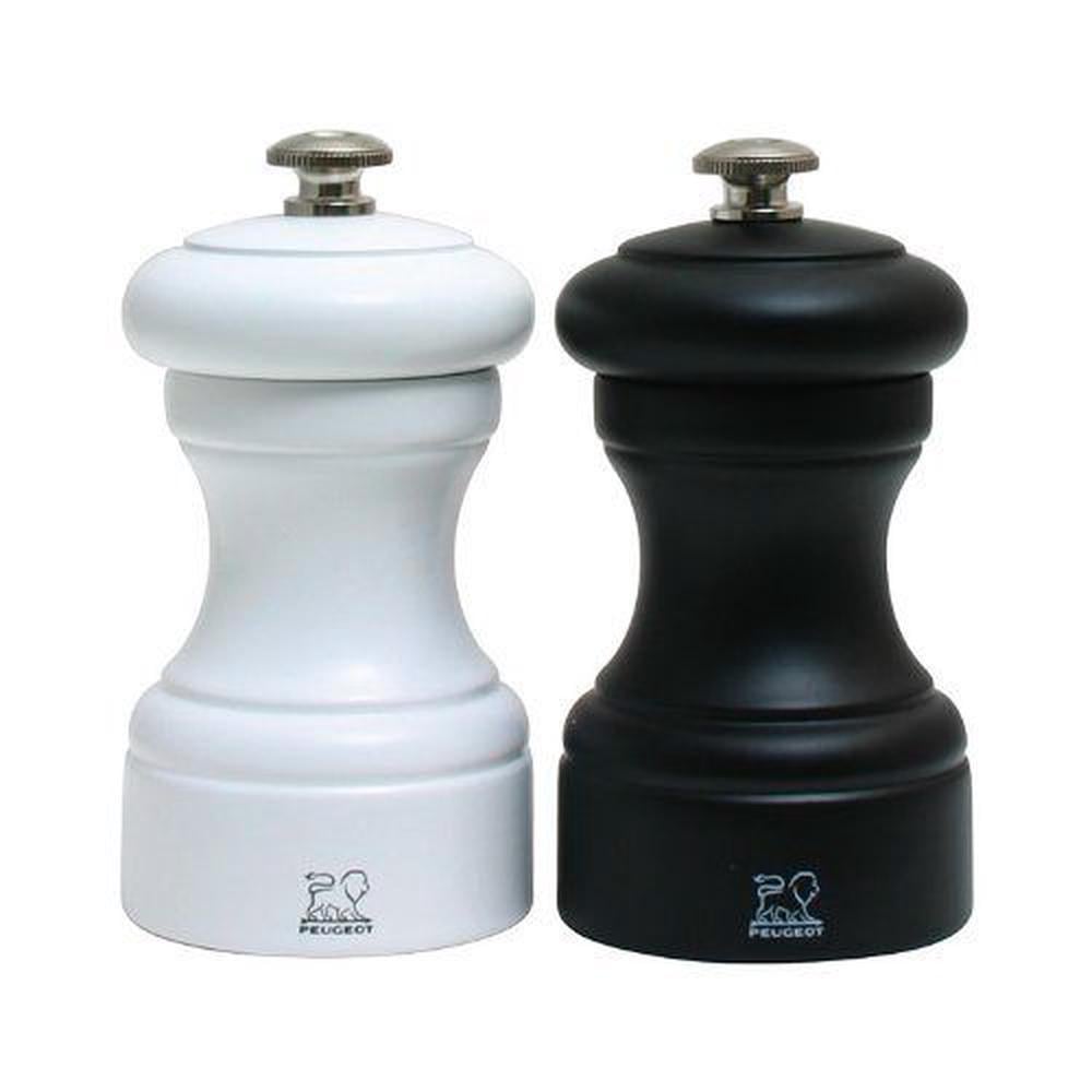 Peugeot Duo Pepper & Salt Mill  Black/ White Mat - 10cm by Peugeot - ISBN: 4006950024291