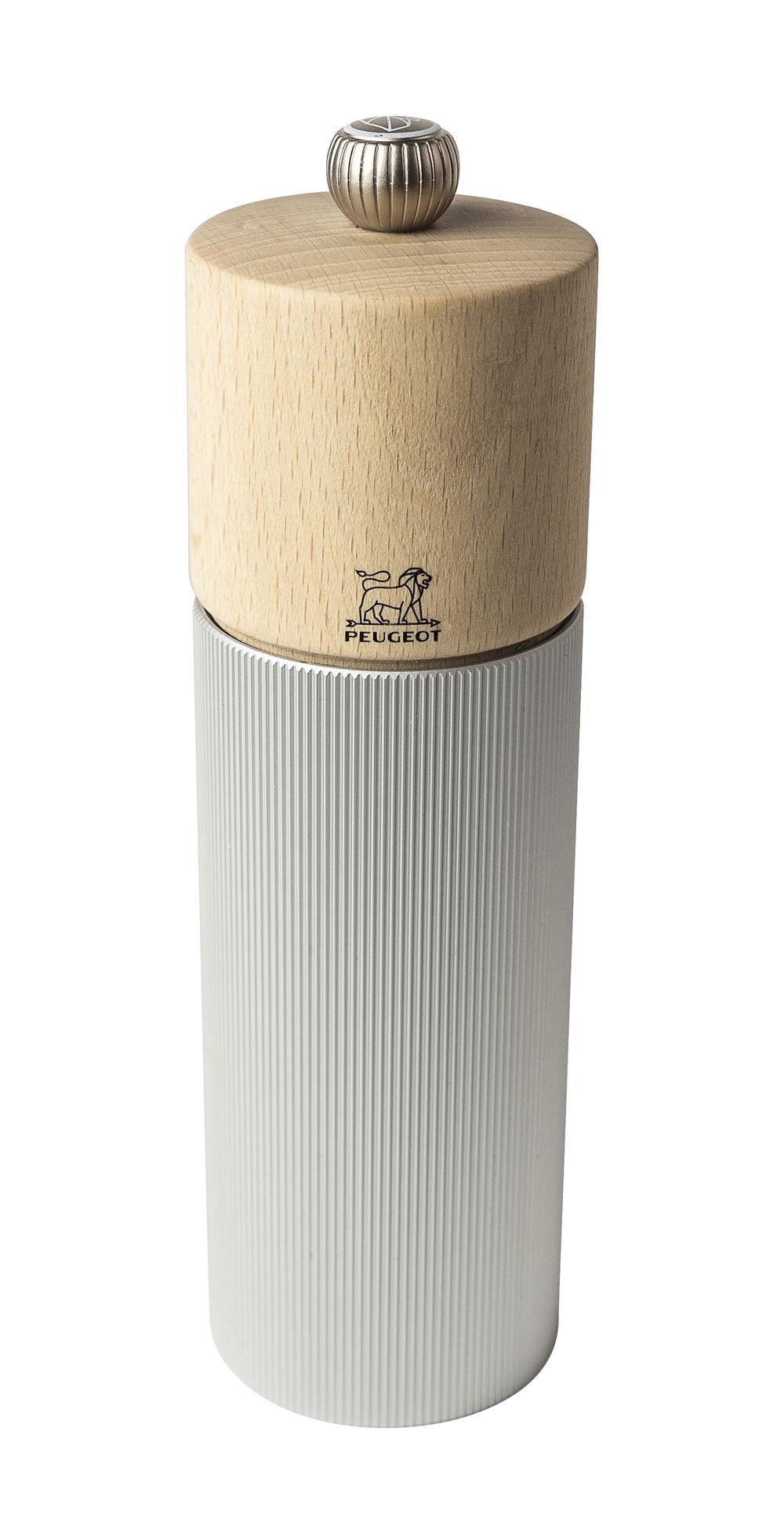 Peugeot Salt Mill (Natural Wood/Aluminium) - 18cm, 4006950039912