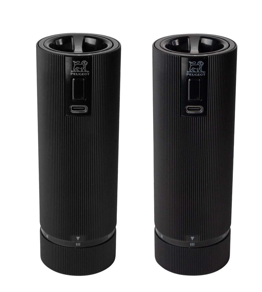 Peugeot Line Night Pepper & Salt Mill Gift Set (Black) - 15cm by Peugeot - ISBN: 4006950043292