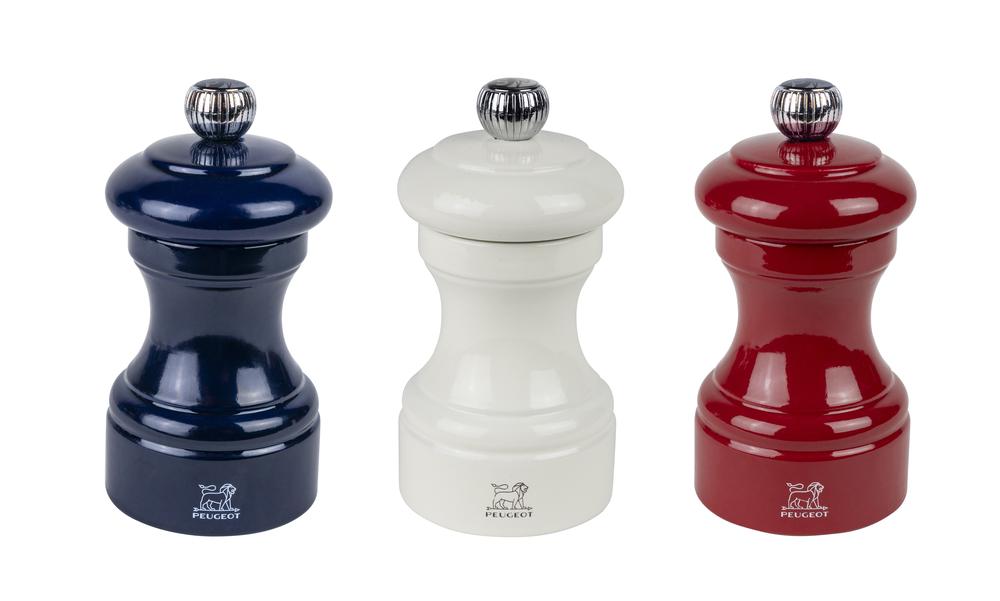 Peugeot Salt & Pepper Mill Trio Set (Red/Blue/White) - 10cm, 4006950044473