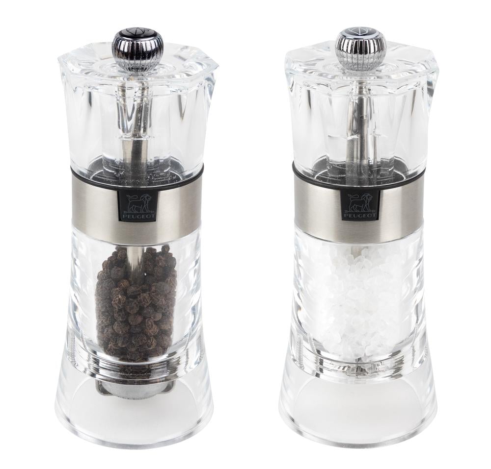 Peugeot Duo Zirlion Pepper & Salt Mill (Transparent/Stainless Steel) - 14cm by Peugeot - ISBN: 4006950047795