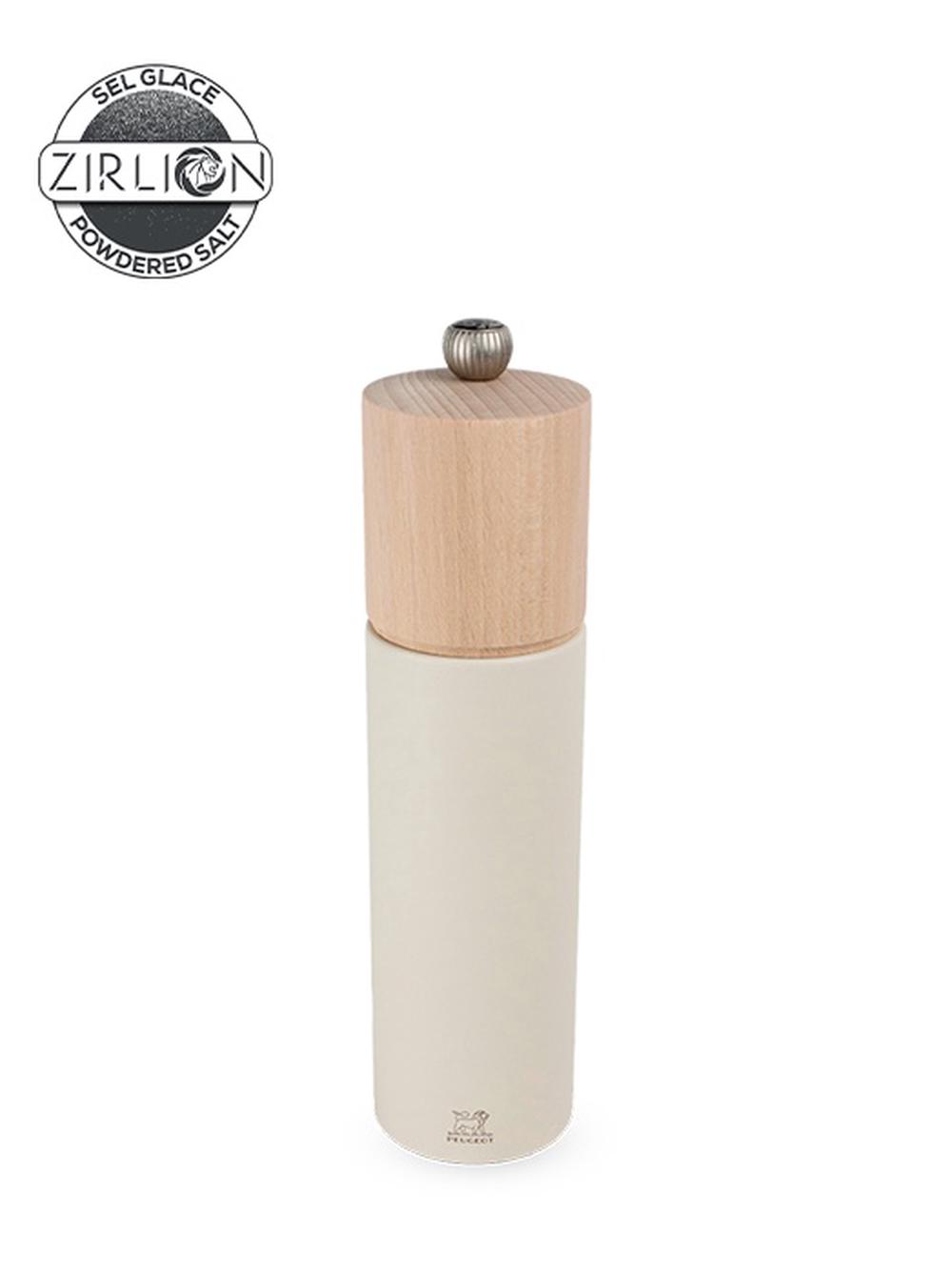 Peugeot Boreal Manual Salt Mill in Wood (Feather White) - 21cm, 4006950070731