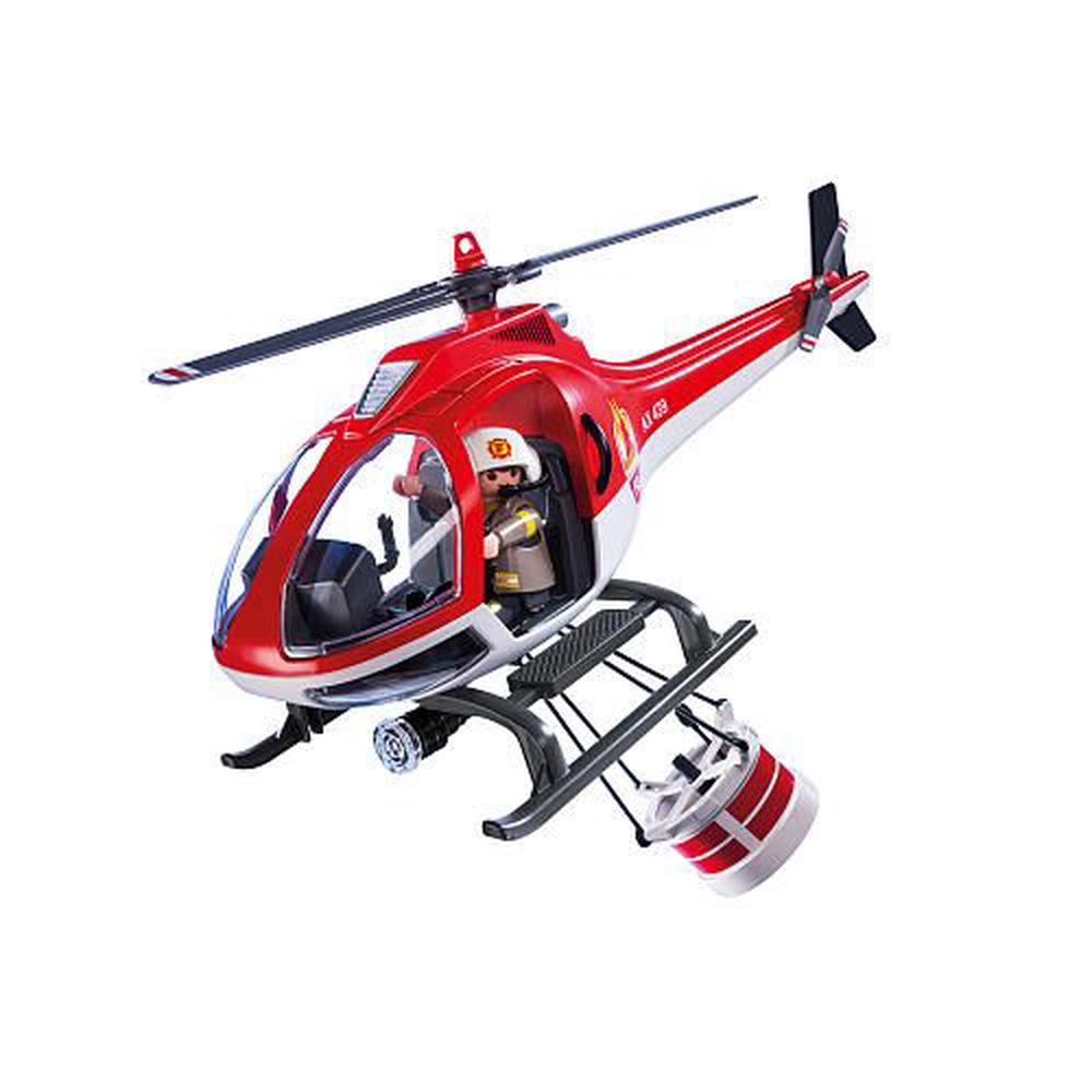 playmobil fire helicopter