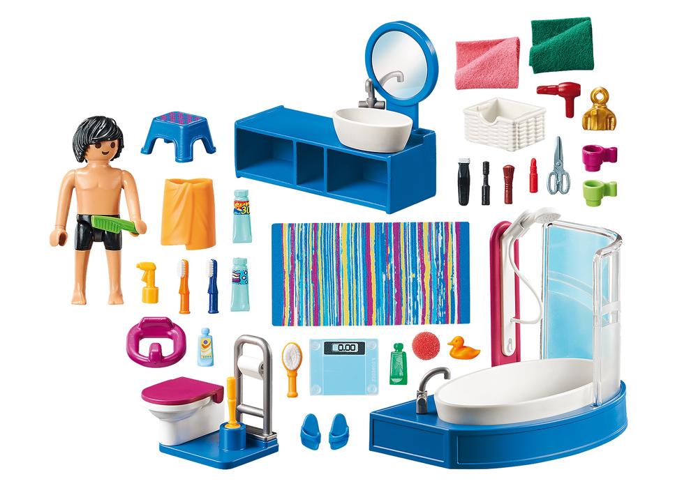 Playmobil Dollhouse Bathroom With Tub Buy Online At The Nile   4008789702111 