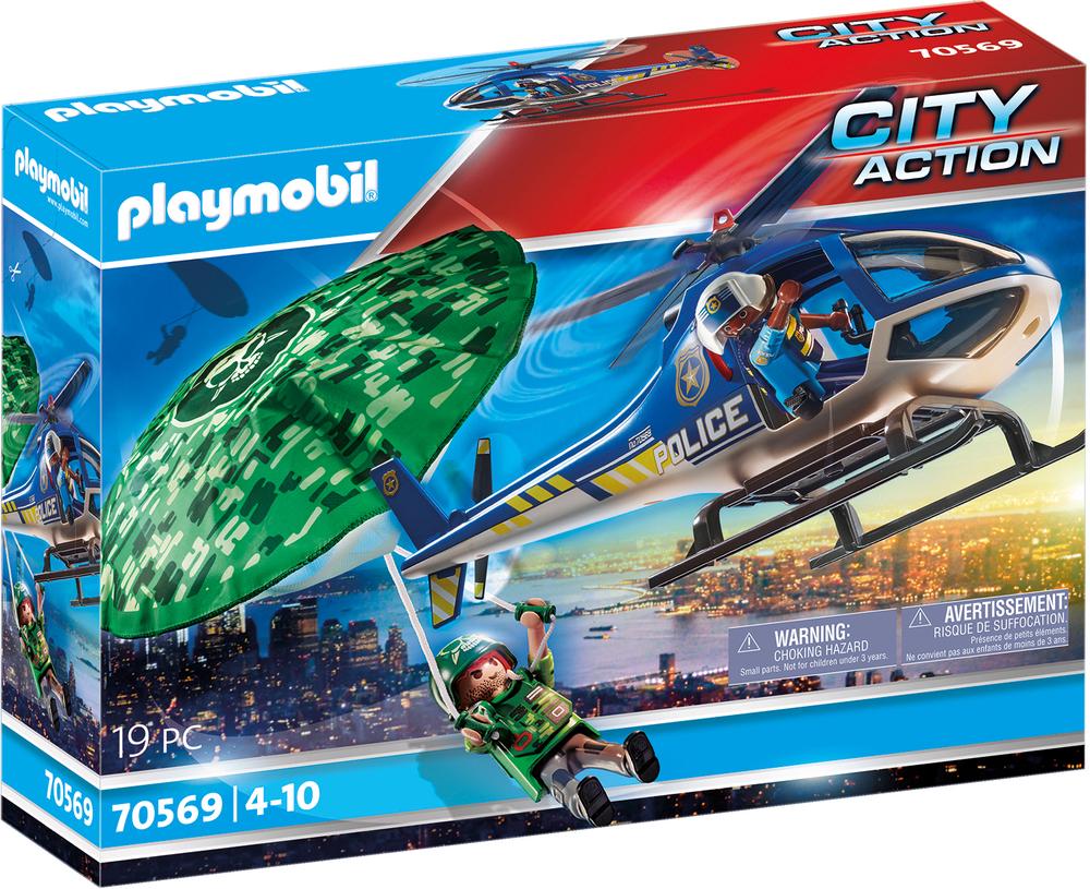 Police Parachute Search Play Set, 4008789705693