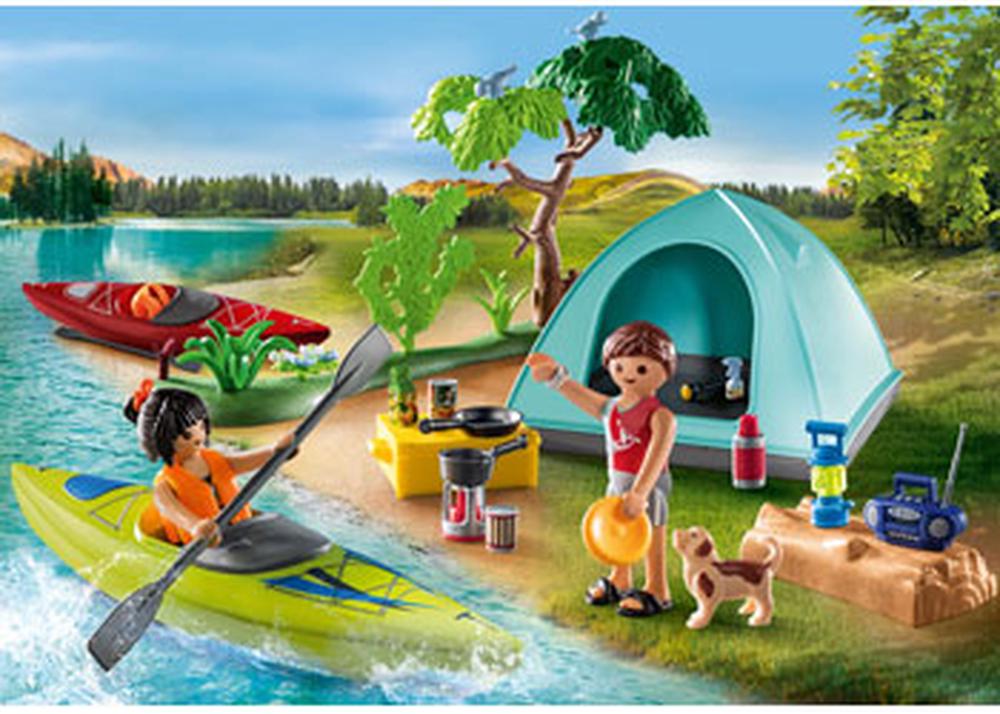 Playmobil Camping With Campfire, 4008789714251