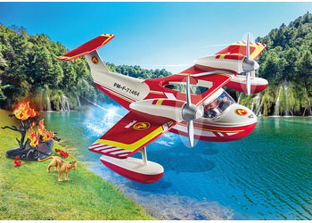 Playmobil Firefighting Plane With Extinguishing Function, 4008789714633