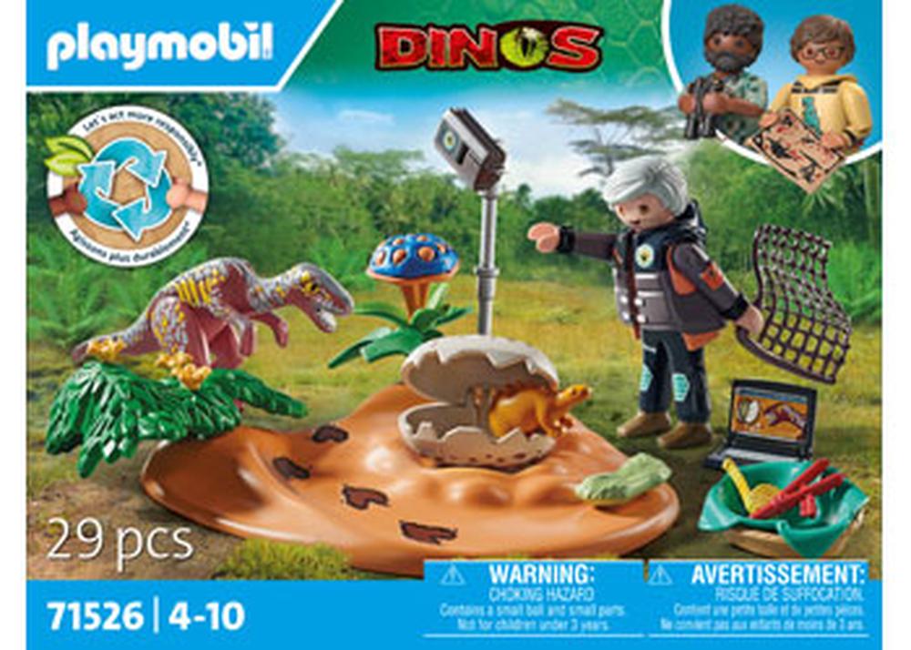 Stegosaurus Nest With Egg Thief, 4008789715265
