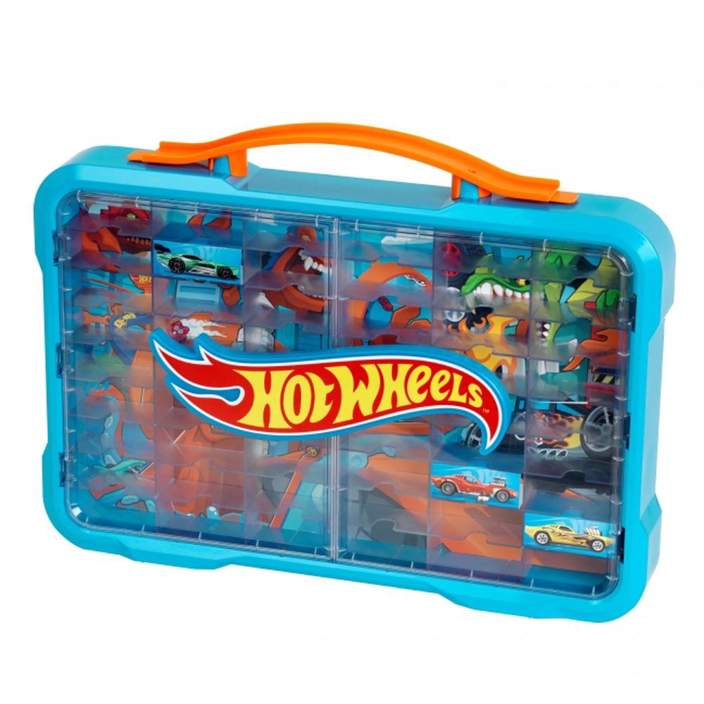 Klein Hot Wheels Collection Carry Case for 54 Cars with Illuminated Logo, 4009847024084
