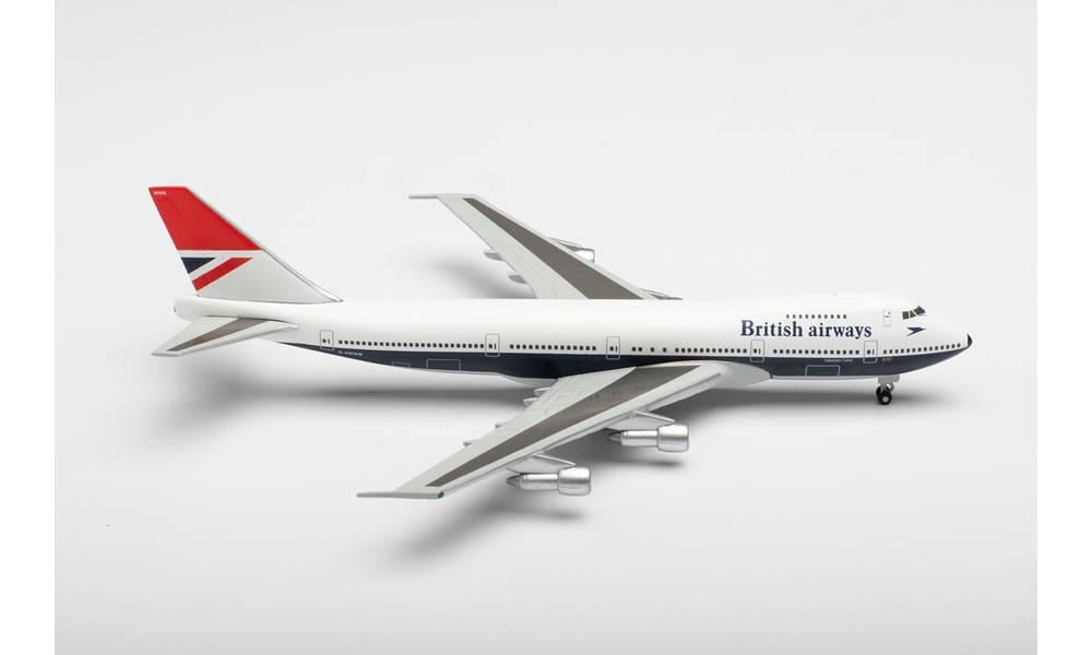 Herpa 1/500 British Airways Boeing 747-100 747 Farewell Aircraft Model ...