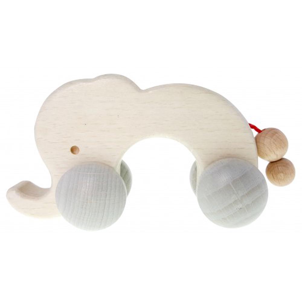 Hess-Spielzeug Rolli Elephant Wooden Sliding Toy, 4016977108676