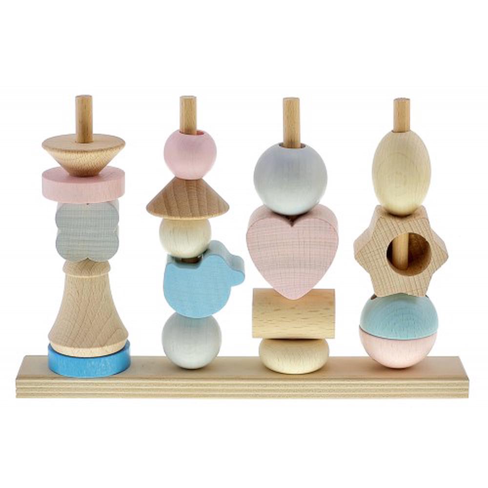 Wooden Stacking Abacus (Natural), 4016977149662