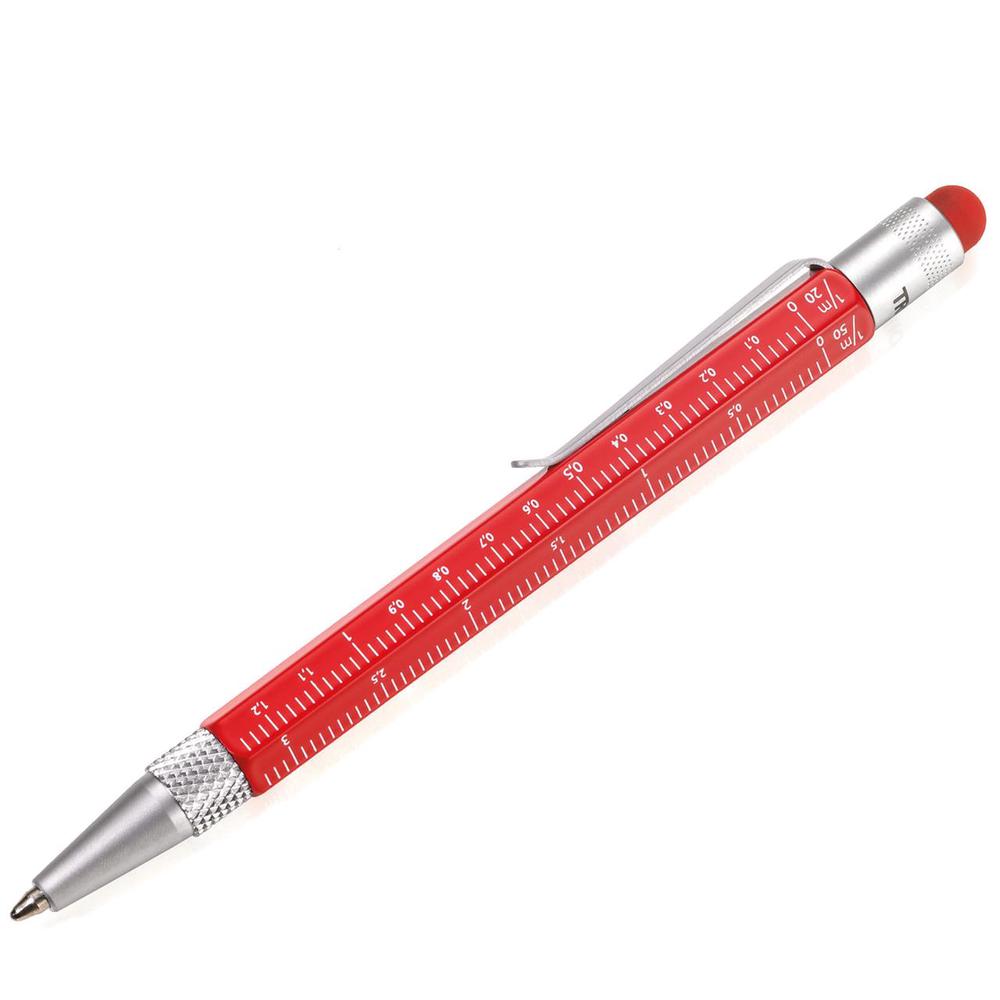 Troika Small Construction Ballpoint (Red/Silver), 4024024160607