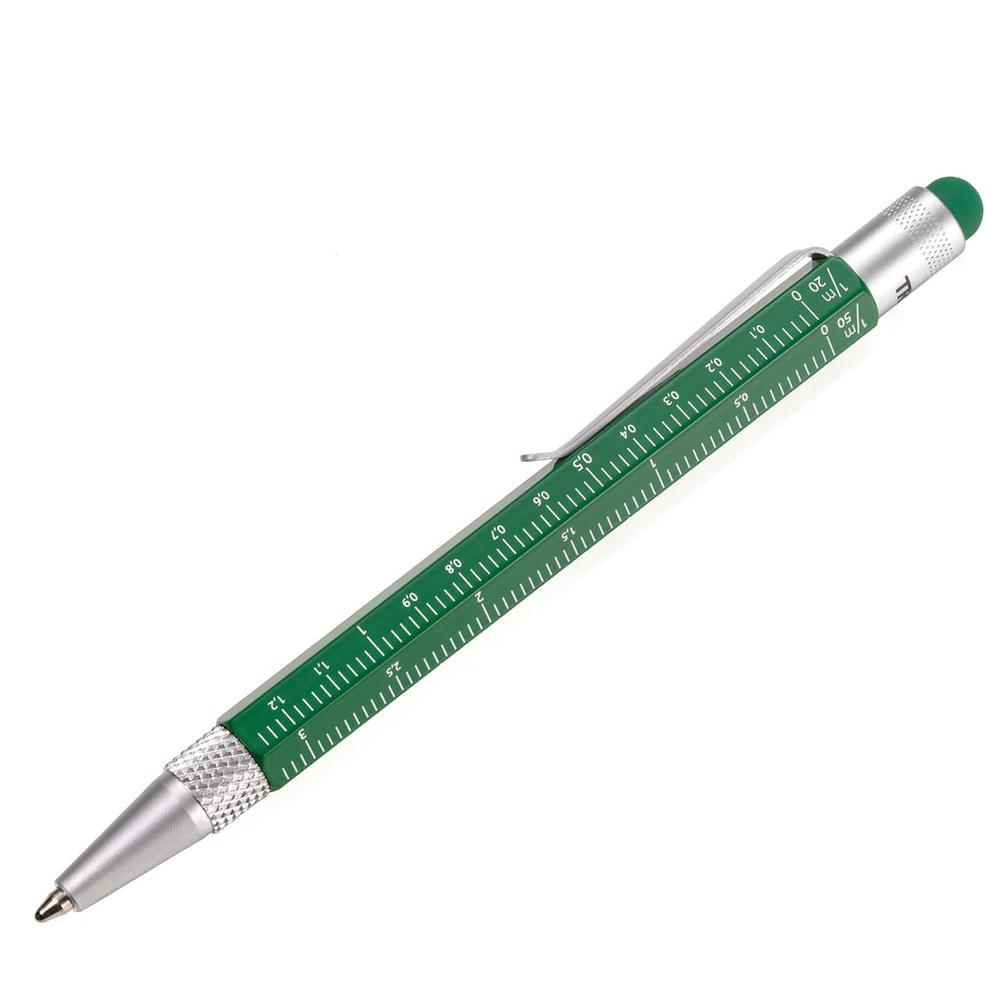 Troika Small Construction Ballpoint (Green/Silver), 4024024160614