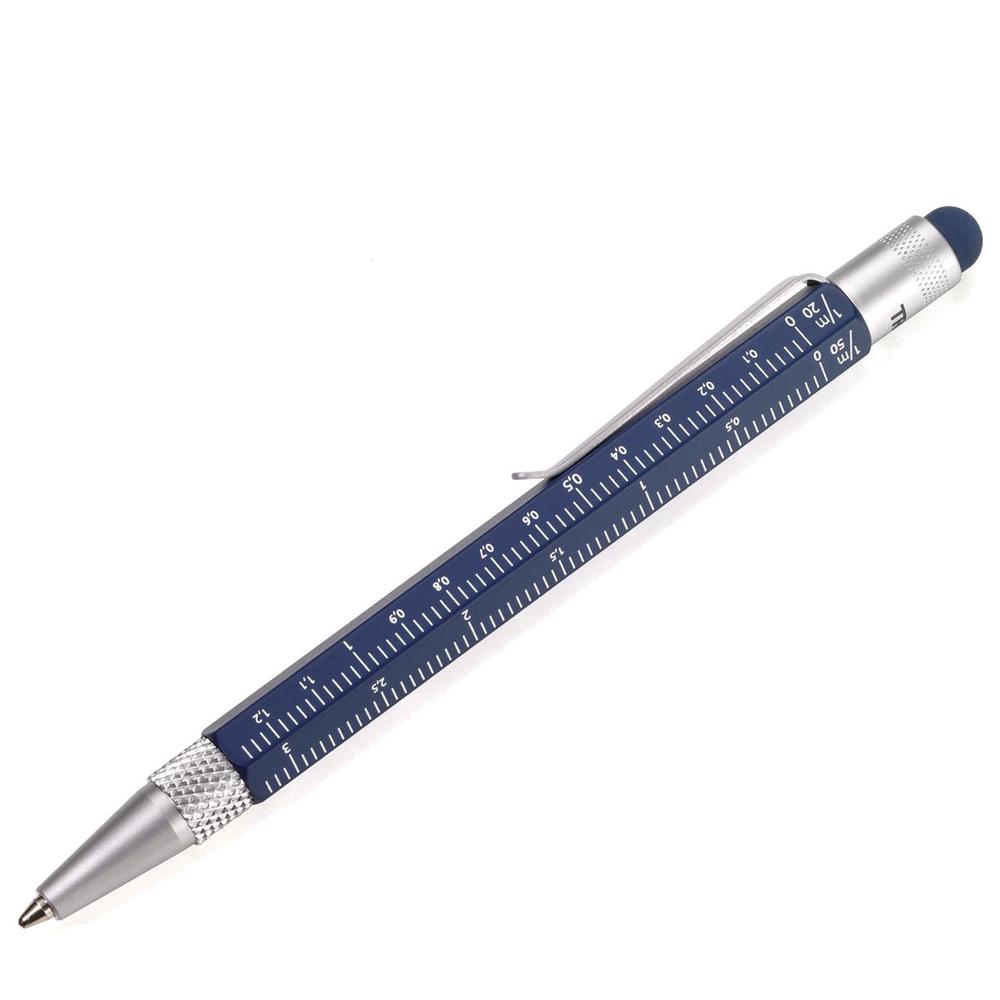 Troika Small Construction Ballpoint (Blue/Silver), 4024024160621
