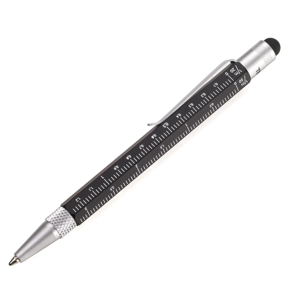Troika Small Construction Ballpoint (Black/Silver), 4024024160638