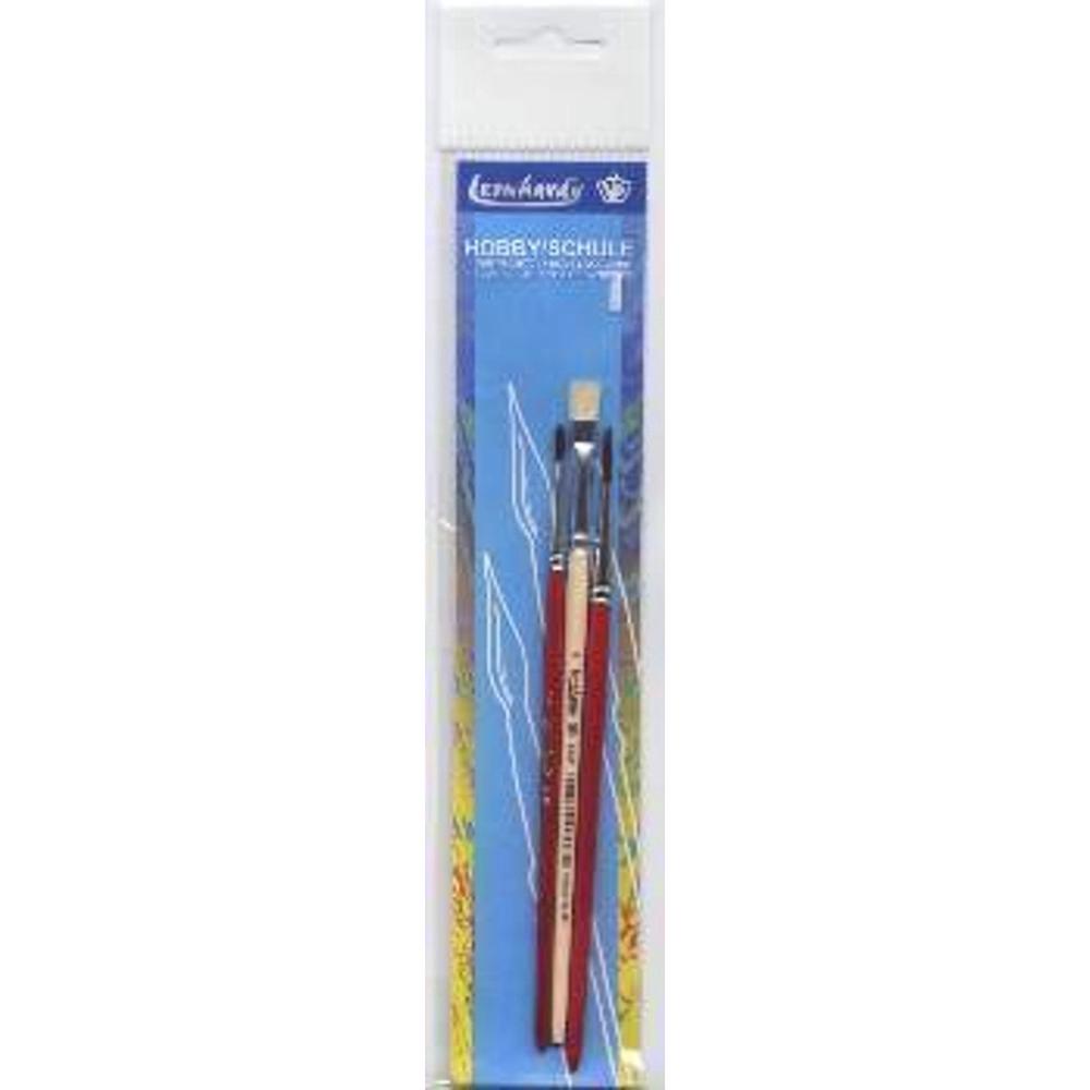 School Brush Set, 3pc, 4028264009979