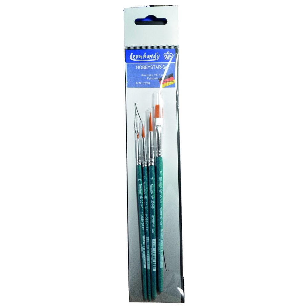 Hobby Brush Set, 4 Piece, 4028264040798
