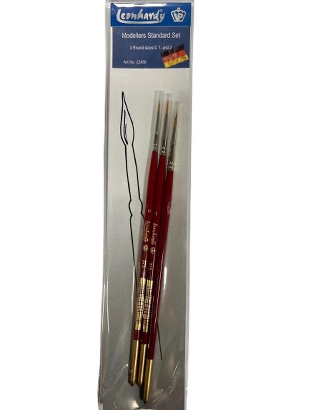Modellers Finishing Brush Set, 3 Piece, 4028264042082
