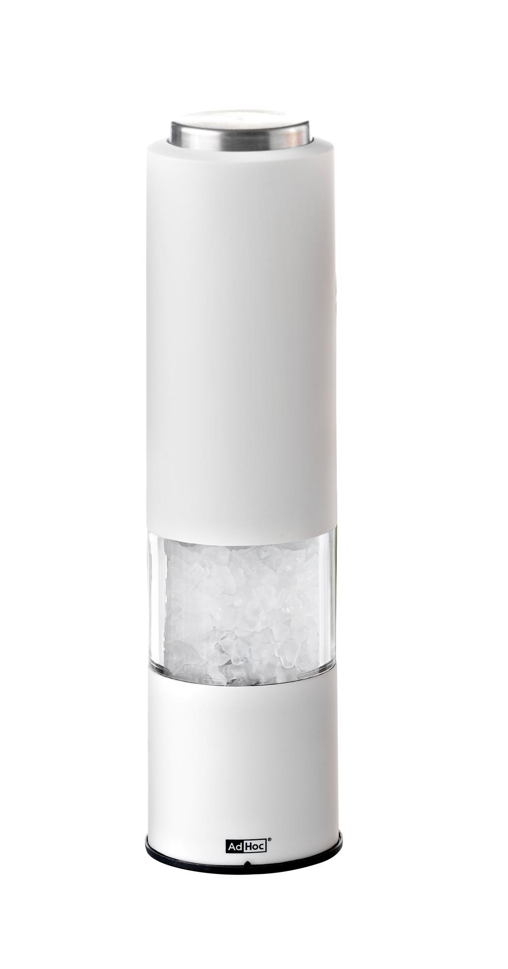 Adhoc Tropica Electric Pepper and Salt Mill (White) - 21.5cm, 4037571321827