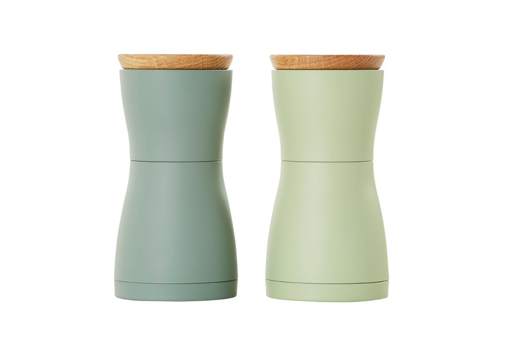 AdHoc Twin Pepper and Salt Mill Set (Dark/Light Green) - 13.3cm by AdHoc - ISBN: 4037571394401