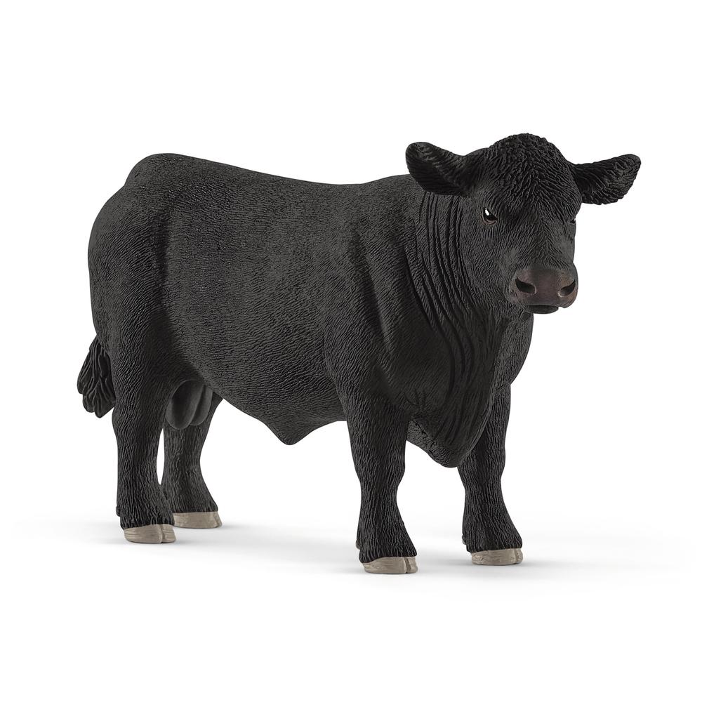 Schleich Black Angus Bull Toy Figure, 4055744029271