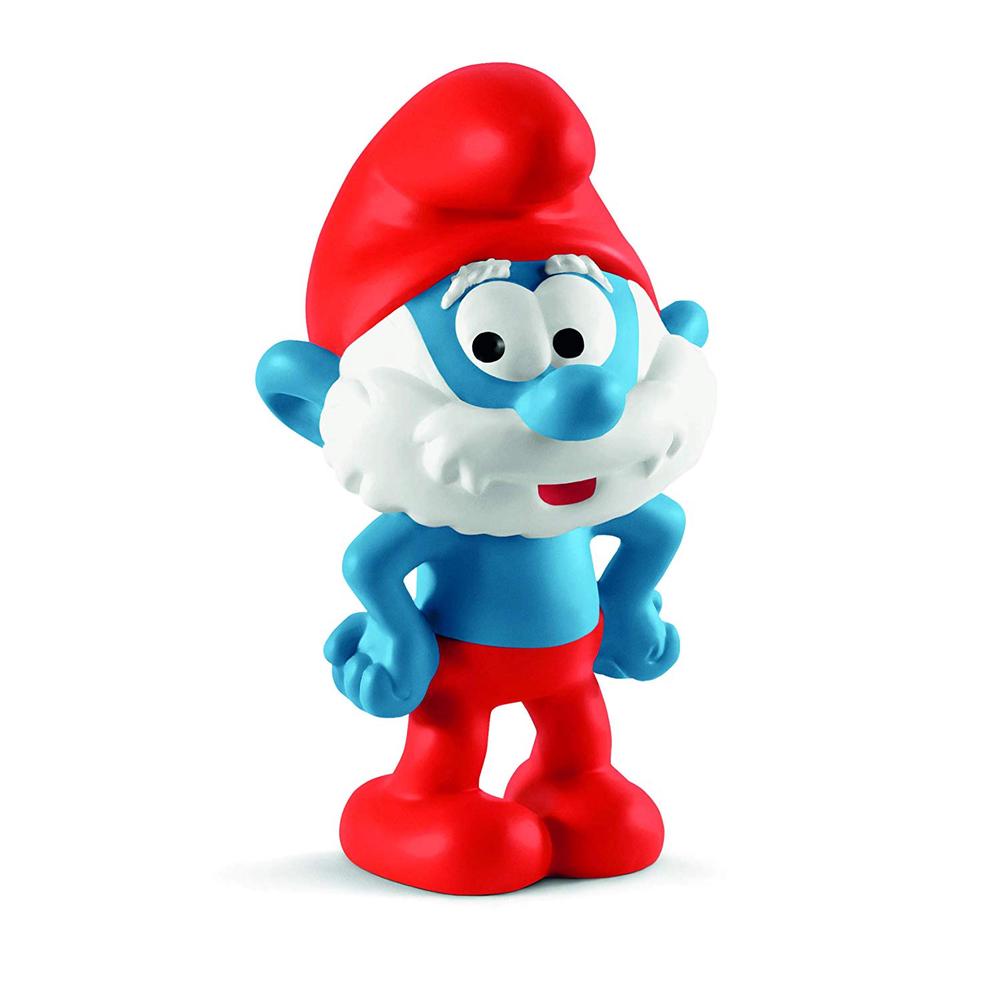 Papa Smurf Plastic Figurine, 4055744029486
