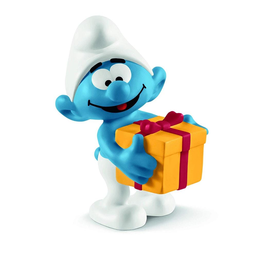 Schleich The Smurfs - Smurf with Present by Schleich - ISBN: 4055744029509