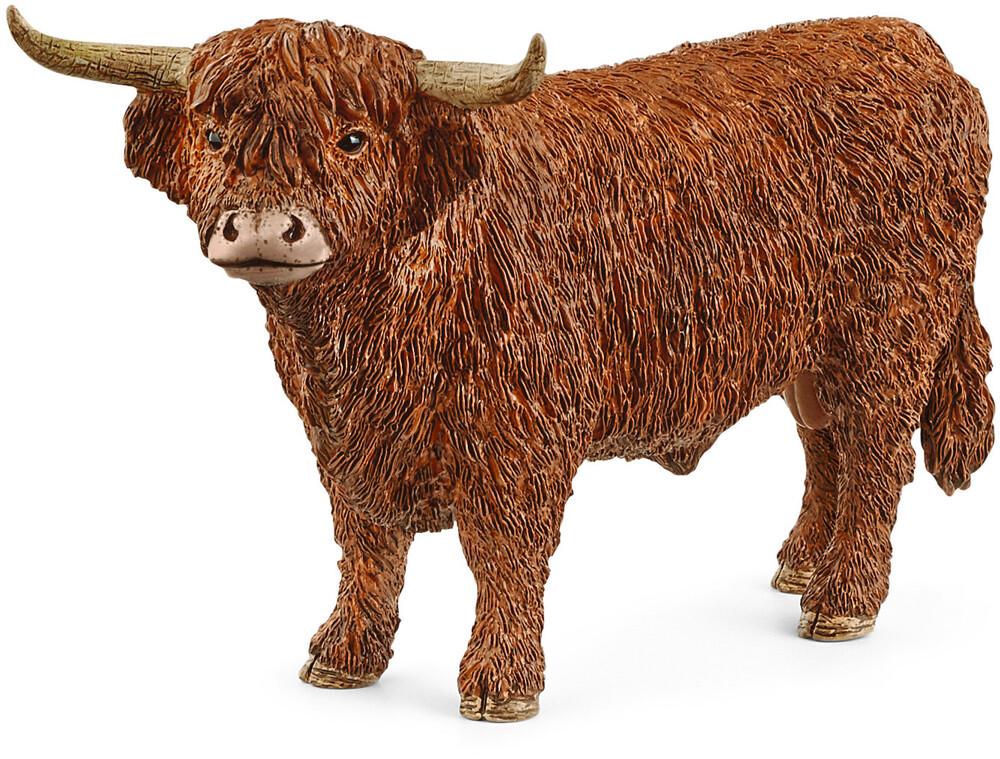 Farm World Toy Figurine - Highland Bull, 4059433177137