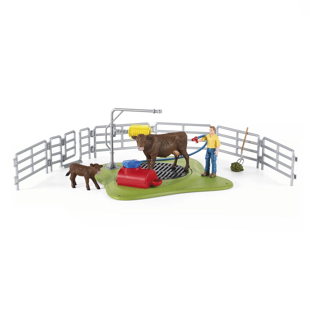 Farm World Playset - Happy Cow Wash, 4059433416977