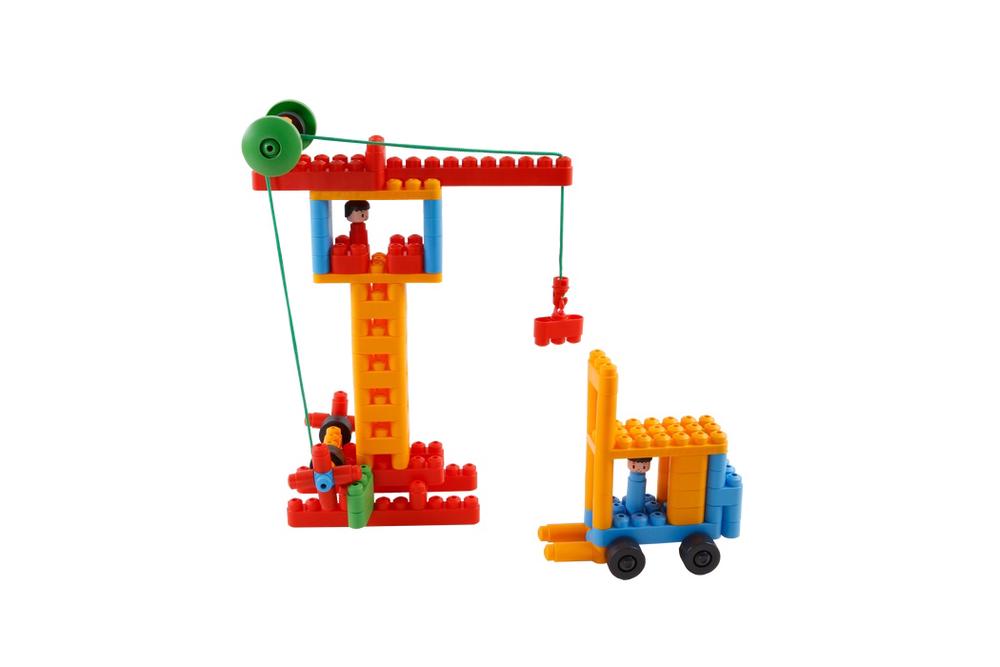 Poly M Engineering Build & Play Set Building Bricks, 110 Piece | Buy ...