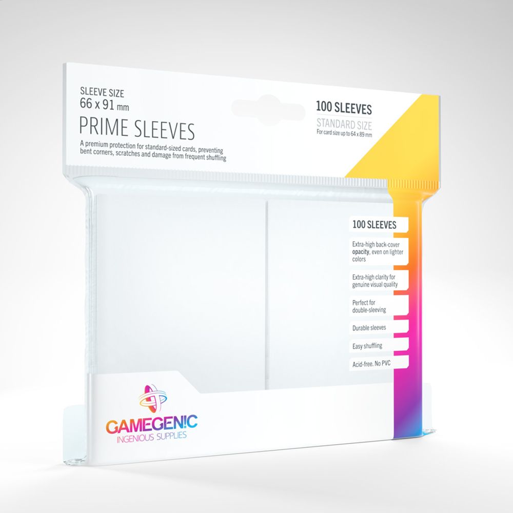 Gamegenic Prime Sleeves, 100ct (White) by Gamegenic - ISBN: 4251715402177