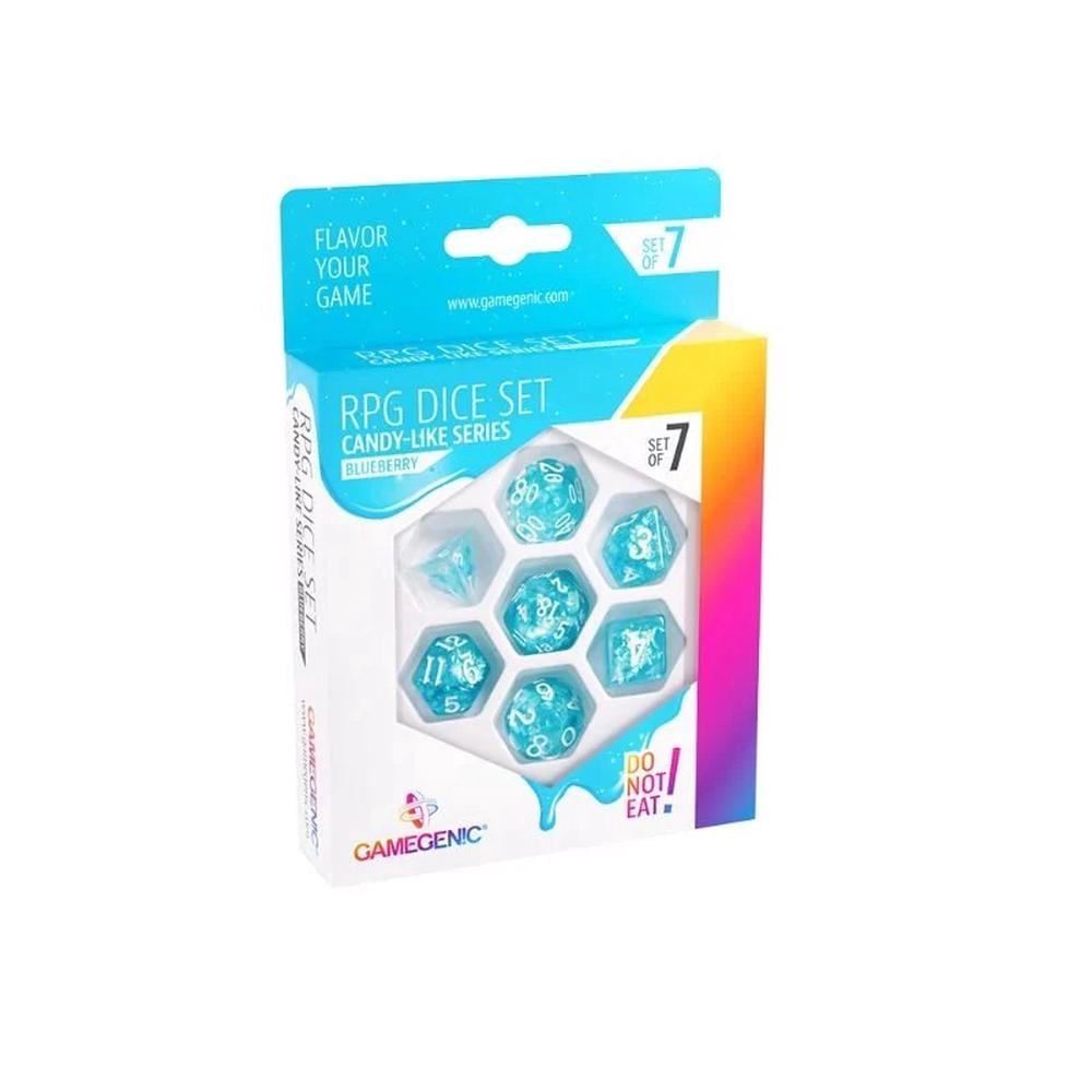Gamegenic Candy-like Series - Blueberry - RPG Dice Set, 7pcs by Gamegenic - ISBN: 4251715405017