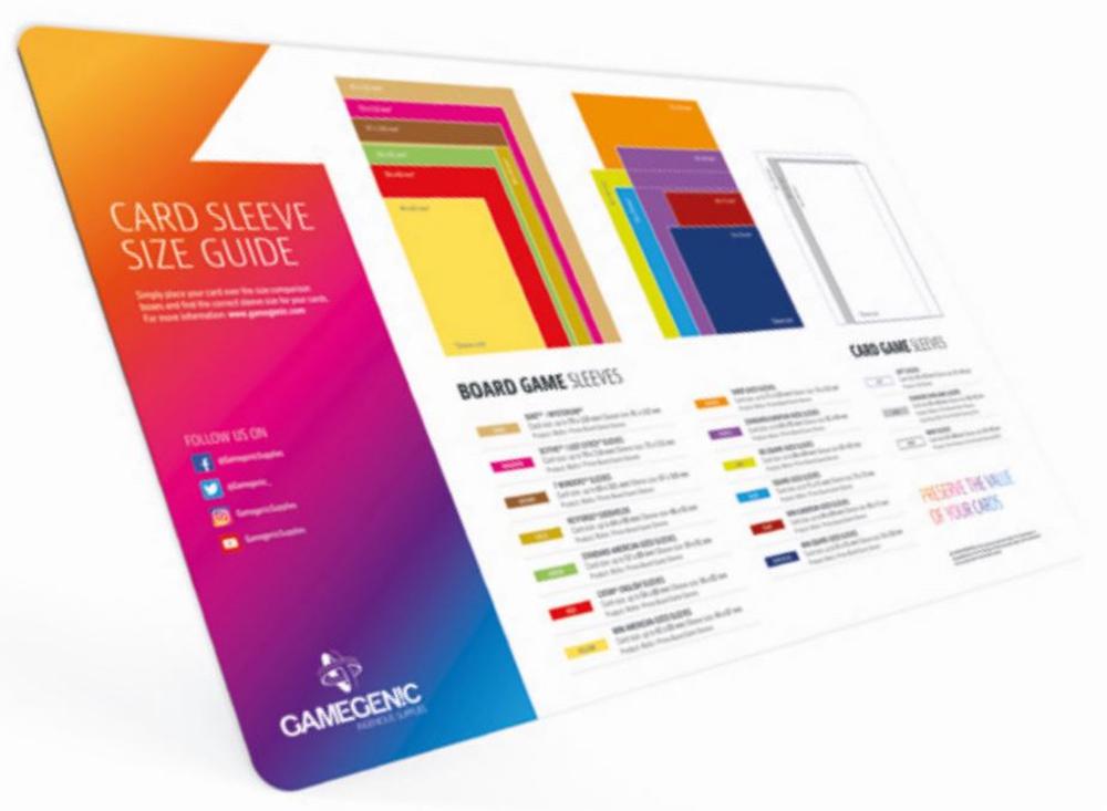 Gamegenic Sleeve Size Counter Deskpad Mat, 4251715409343