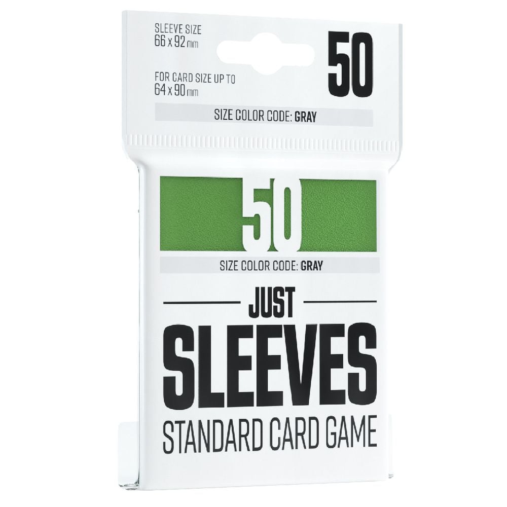 Asmodee Gamegenic Just Sleeves Standard Card Game (Green) by Asmodee - ISBN: 4251715411339