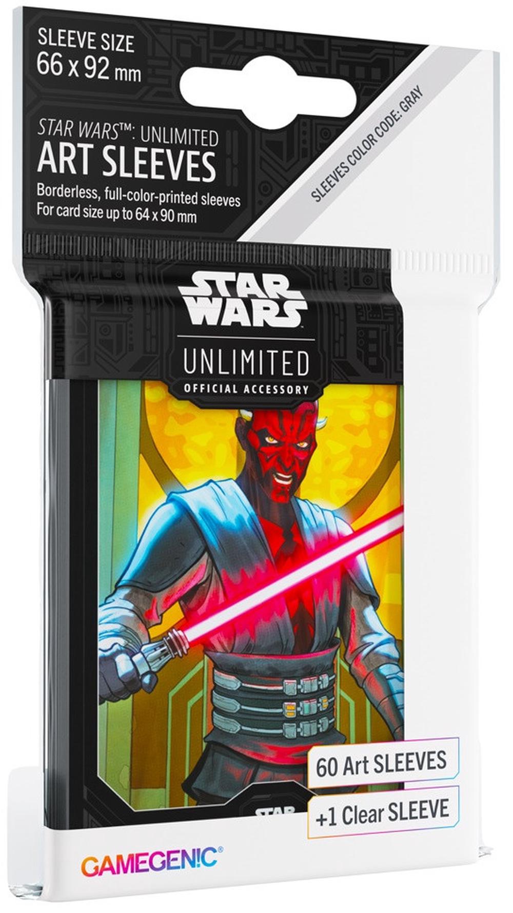 Gamegenic Star Wars Unlimited Art Sleeves - Darth Maul, 4251715416648