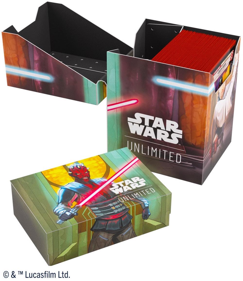 Gamegenic Star Wars Unlimited Soft Crate - Obi-Wan Kenobi/Darth Maul, 4251715416723