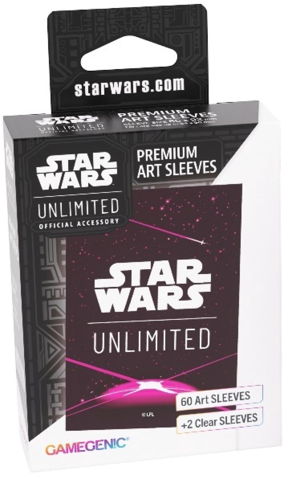 Gamegenic Star Wars Unlimited Art Sleeves - Card Back Magenta by Gamegenic - ISBN: 4251715417287