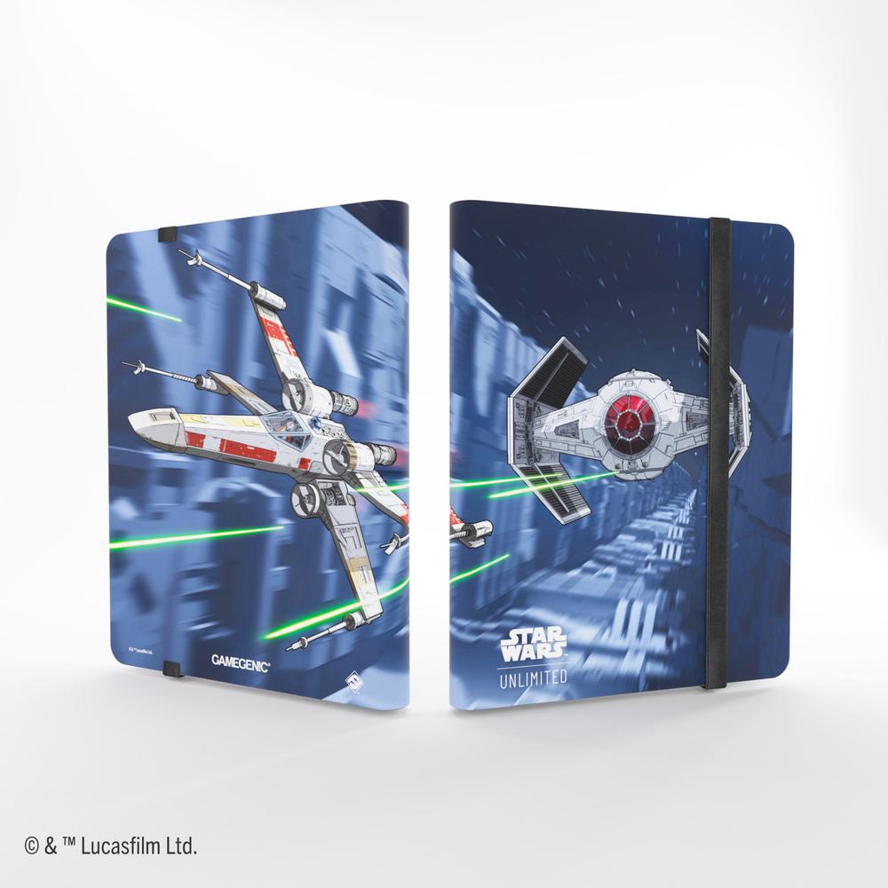 Gamegenic Star Wars Unlimited 18-Pocket Album - X-Wing/Tie Fighter, 4251715417454