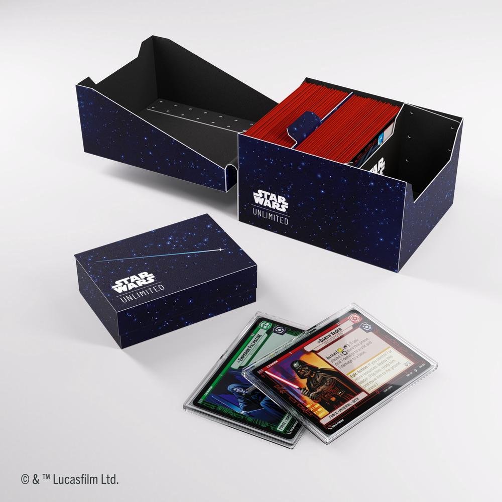 Gamegenic Star Wars Unlimited Twin Sun Soft Crate - Card Back Blue, 4251715417607