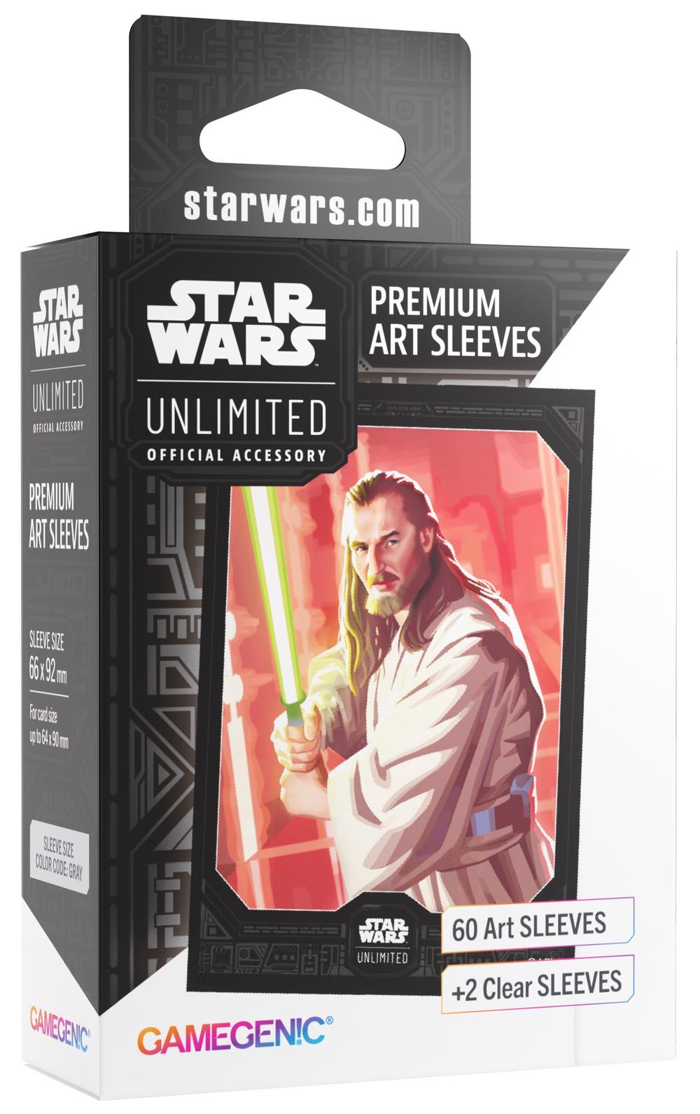 Gamegenic Star Wars Unlimited Premium Art Sleeves - Qui-Gon Jinn, 4251715418505
