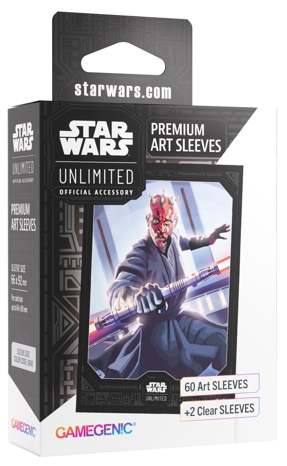 Gamegenic Star Wars Unlimited Premium Art Sleeves - Darth Maul, 4251715418512