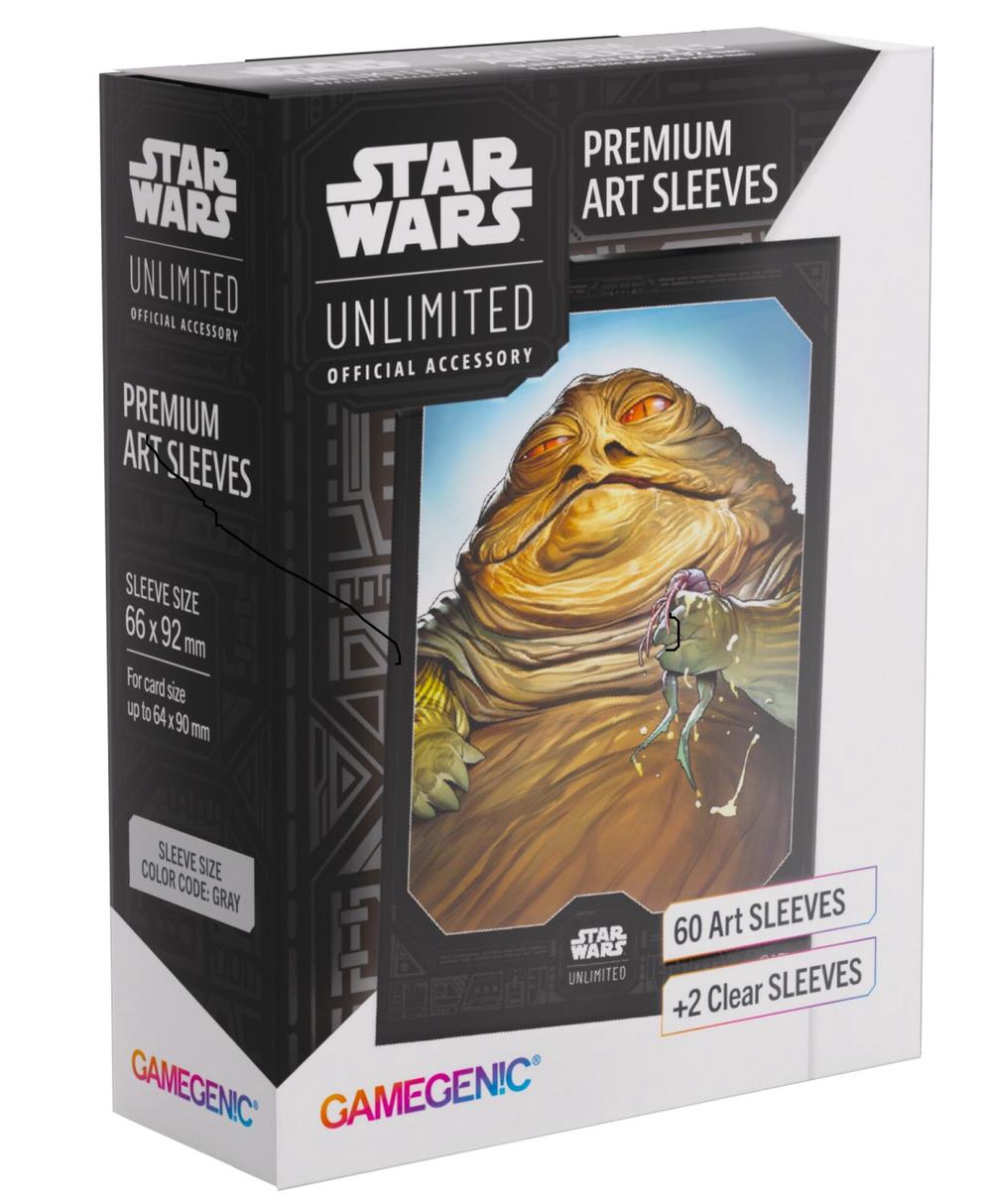 Asmodee Gamegenic Star Wars Unlimited Premium Art Sleeves - Jabba the Hutt, 62 Sleeves Per Pack - 66x92mm by Asmodee - ISBN: 4251715422403